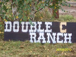 Double C Ranchschild